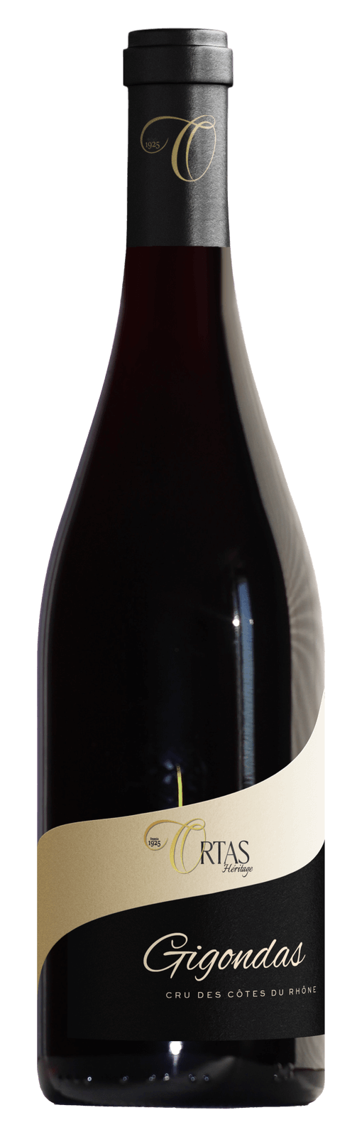 bouteille vin rouge ortas heritage Gigondas v2