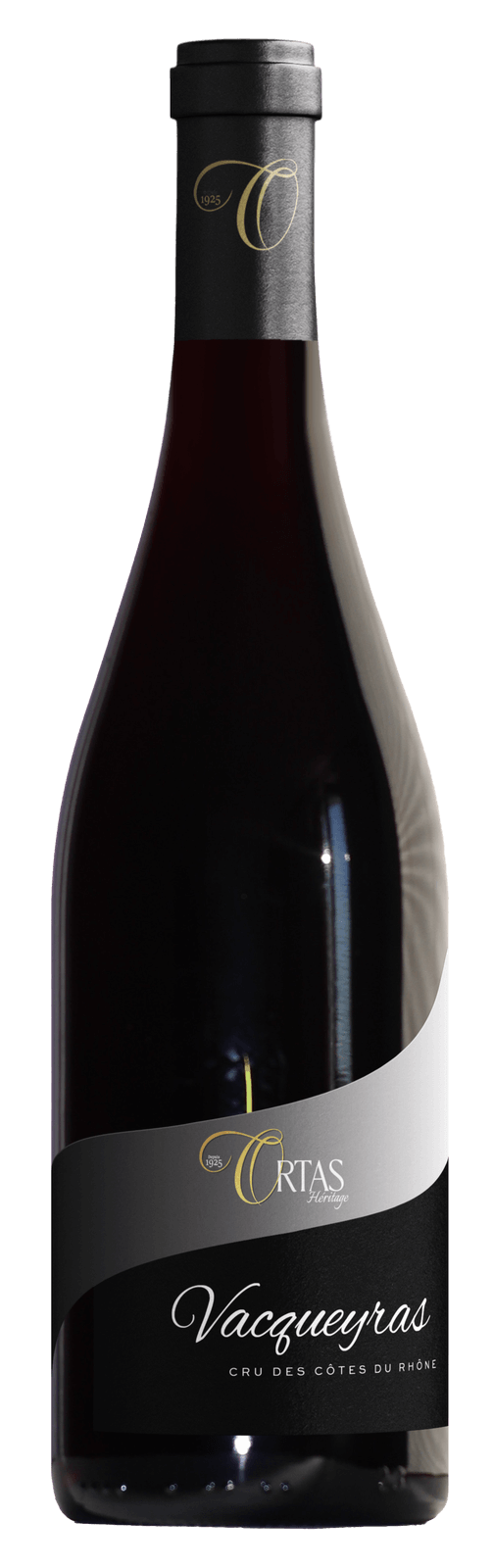 bouteille vin rouge ortas heritage Vacqueyras